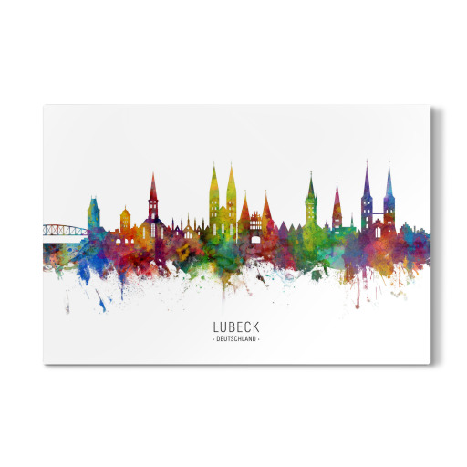 Lubeck Germany Skyline txt