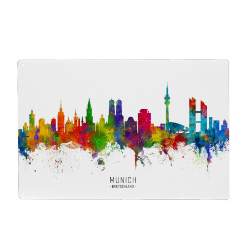 Munich Germany Skyline txt