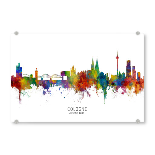 Cologne Germany Skyline txt