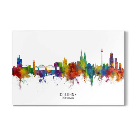 Cologne Germany Skyline txt