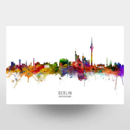 Berlin Germany Skyline txt