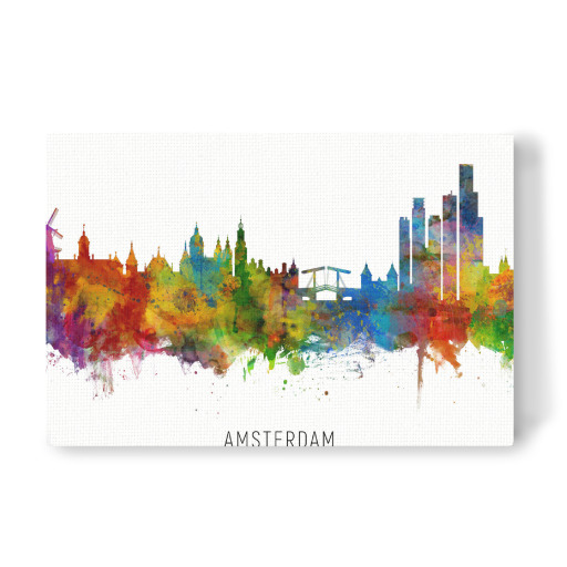 Amsterdam Netherlands Skyline txt