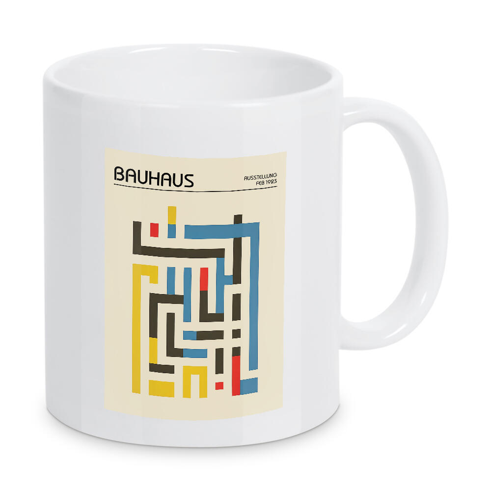 Tasse "Bauhaus Color Move" artboxONE - Städte / Berlin,Typografie,Geometrie