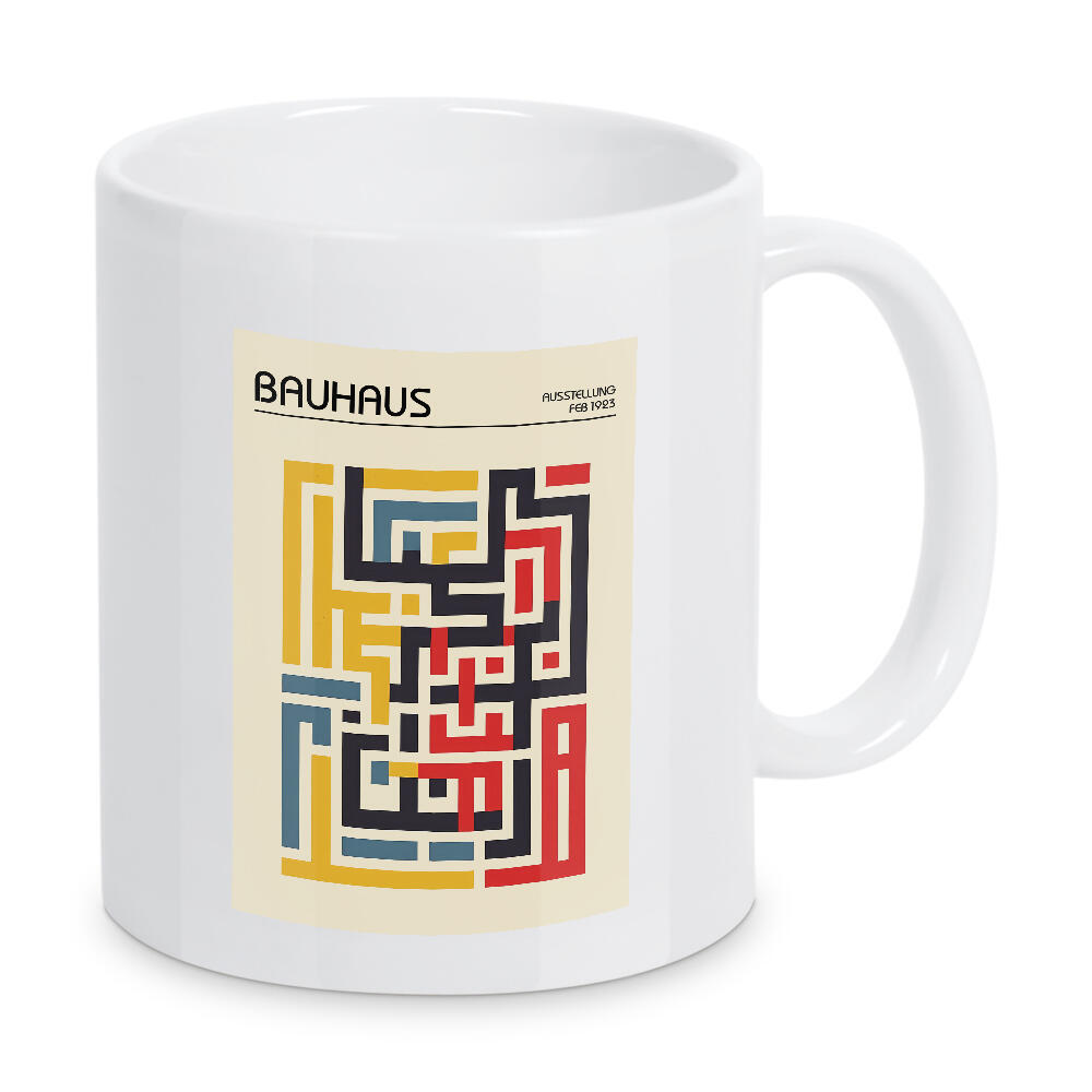 Tasse "Bauhaus-Grafik" artboxONE - Städte / Berlin,Typografie,Abstrakt,Geometrie