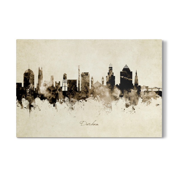Galerie-Print "Durham NC Skyline Sepia" 30x20 cm artboxONE