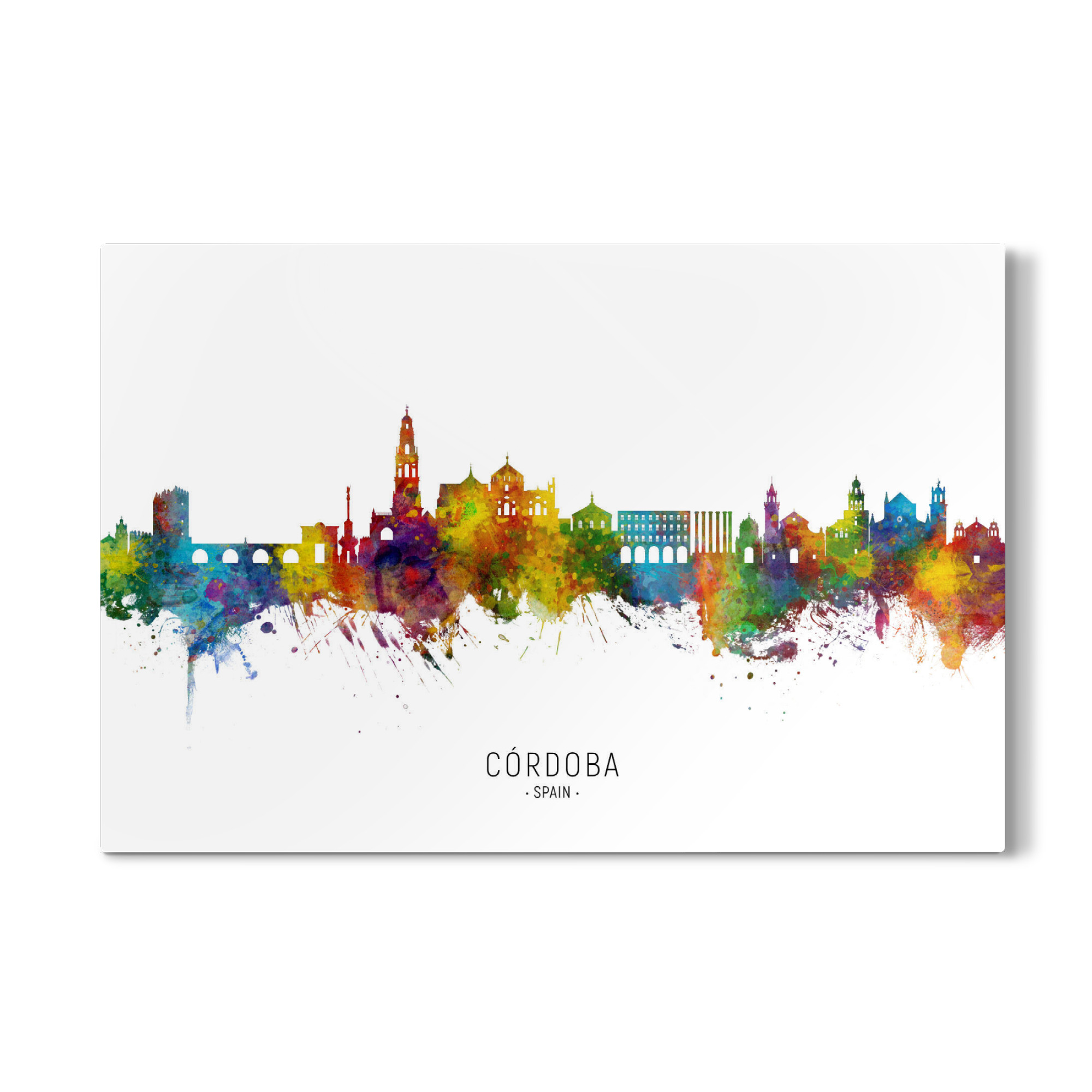 Galerie-Print "Córdoba Spain Skyline txt" 30x20 cm artboxONE