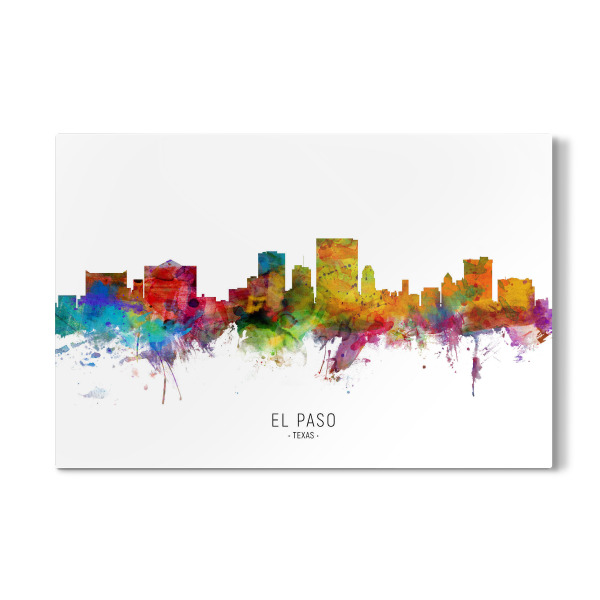 Galerie-Print "El Paso Texas Skyline txt" 30x20 cm artboxONE