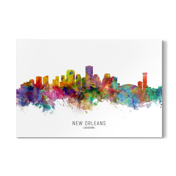 Galerie-Print "New Orleans Louisiana Skyline txt" 30x20 cm artboxONE