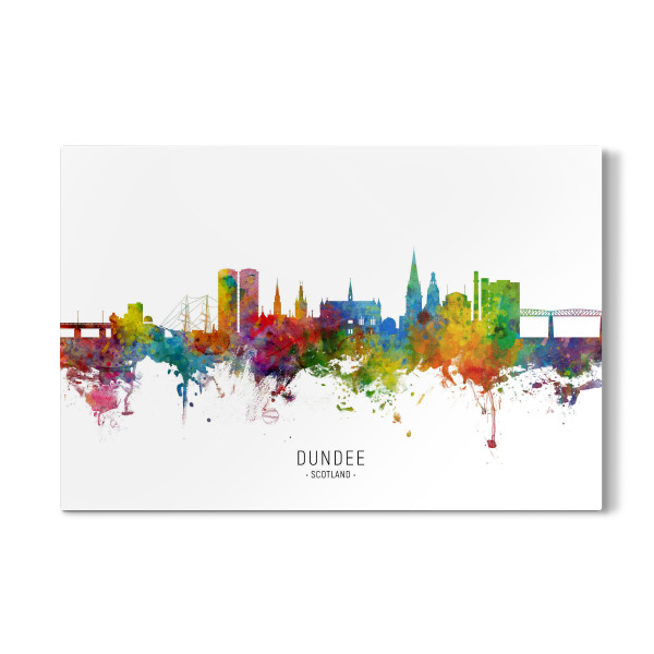 Galerie-Print "Dundee Scotland Skyline txt" 30x20 cm artboxONE