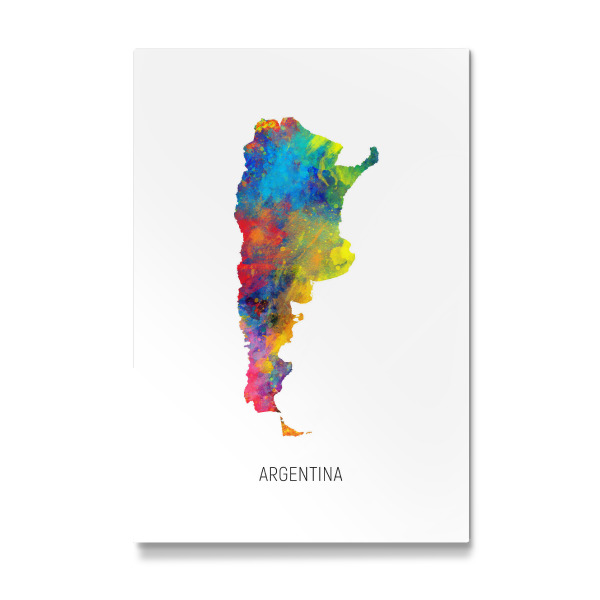 Galerie-Print "Argentina Watercolor Map" 30x20 cm artboxONE