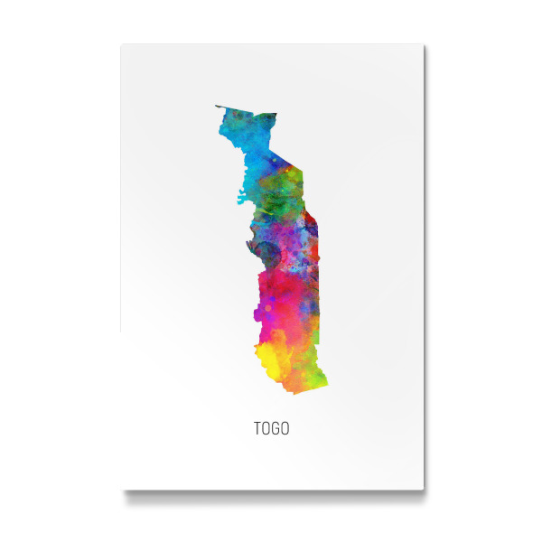 Galerie-Print "Togo Watercolor Map" 30x20 cm artboxONE