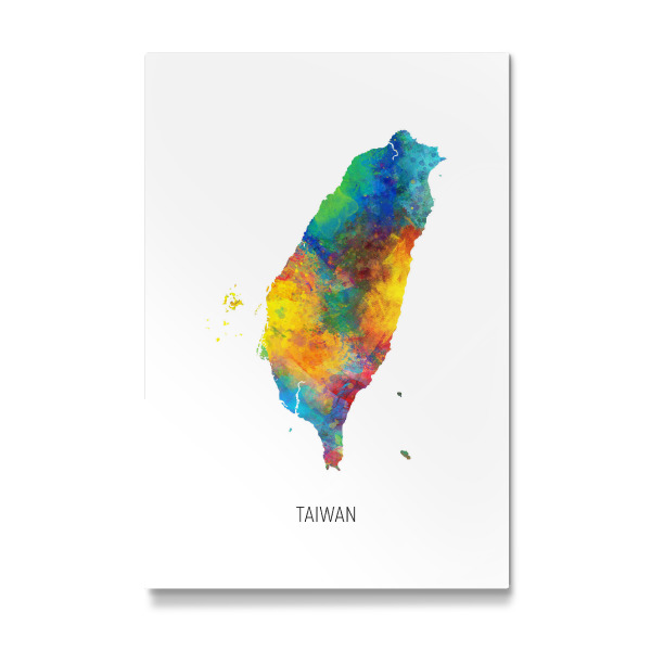 Galerie-Print "Taiwan Watercolor Map" 30x20 cm artboxONE