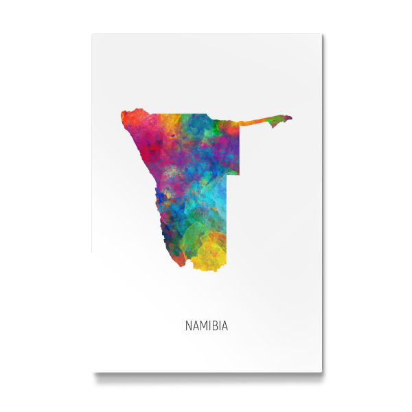 Galerie-Print "Namibia Watercolor Map" 30x20 cm artboxONE