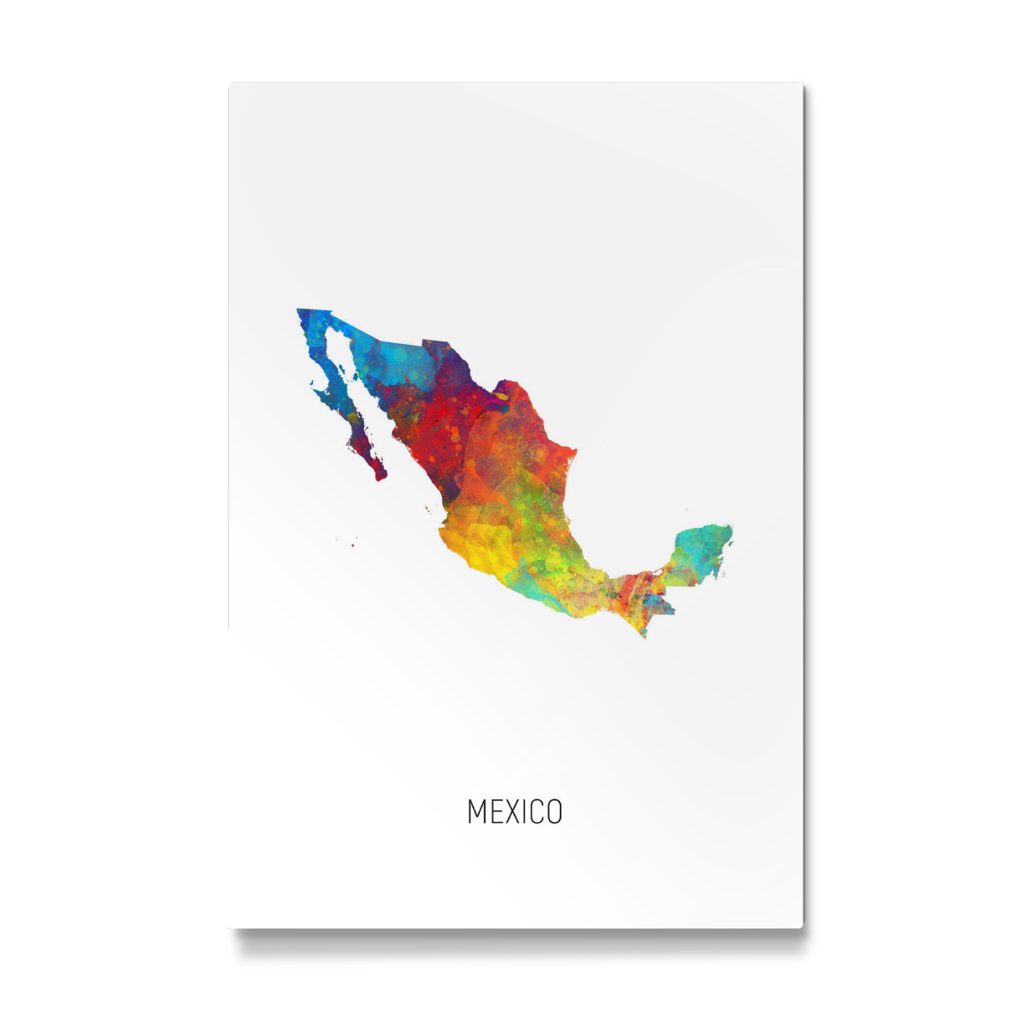 Galerie-Print "Mexico Watercolor Map" 30x20 cm artboxONE