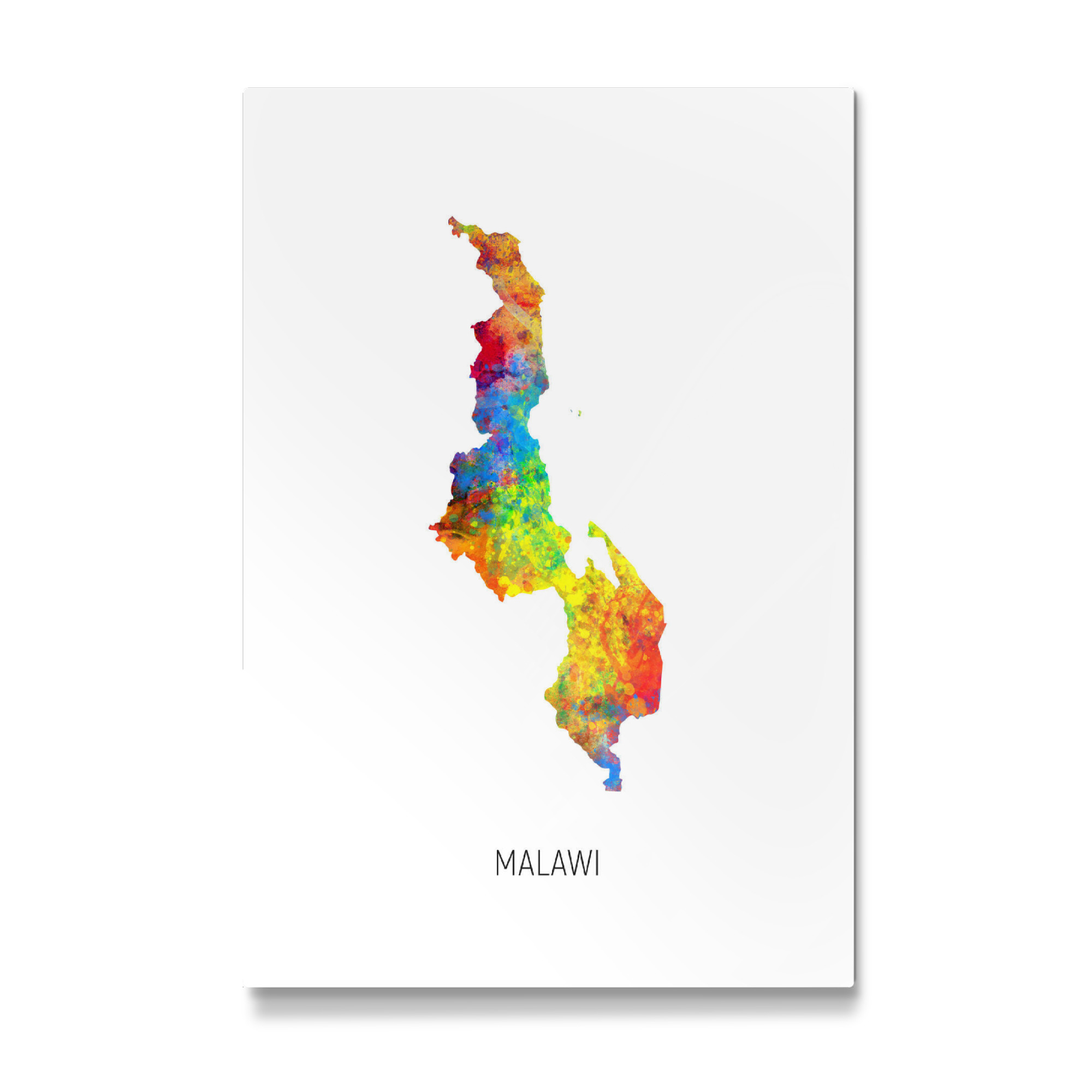 Galerie-Print "Malawi Watercolor Map" 30x20 cm artboxONE
