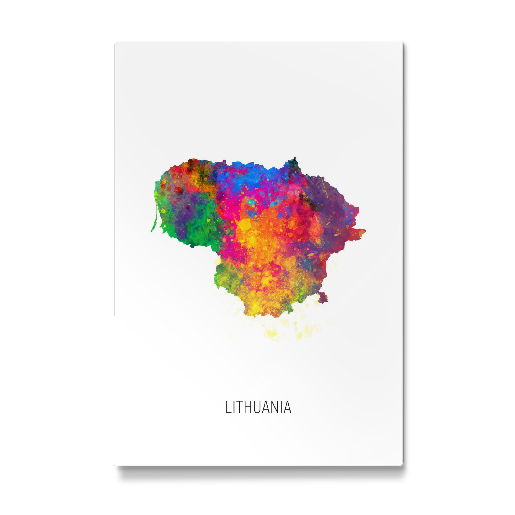 Galerie-Print "Lithuania Watercolor Map" 30x20 cm artboxONE