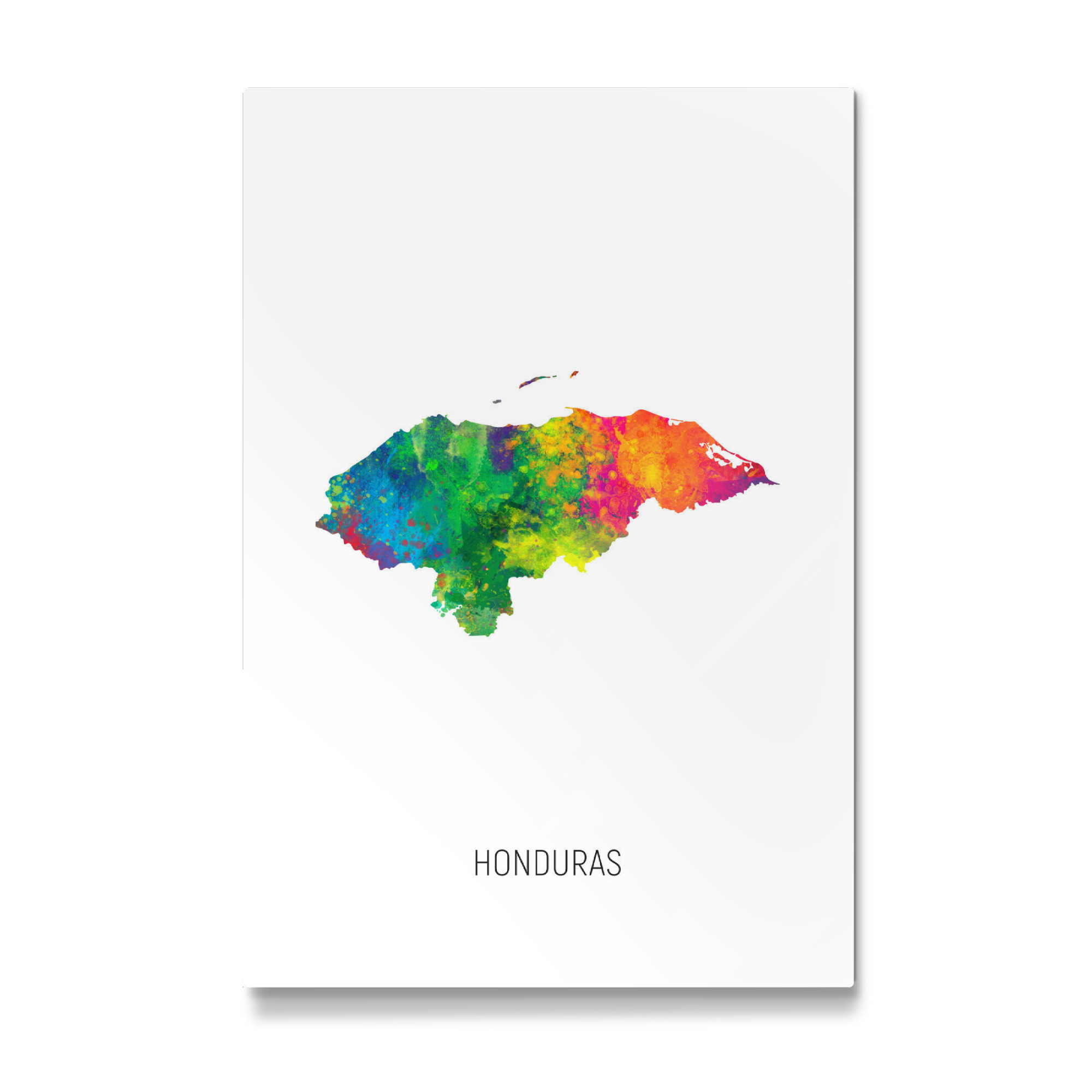 Galerie-Print "Honduras Watercolor Map" 75x50 cm artboxONE