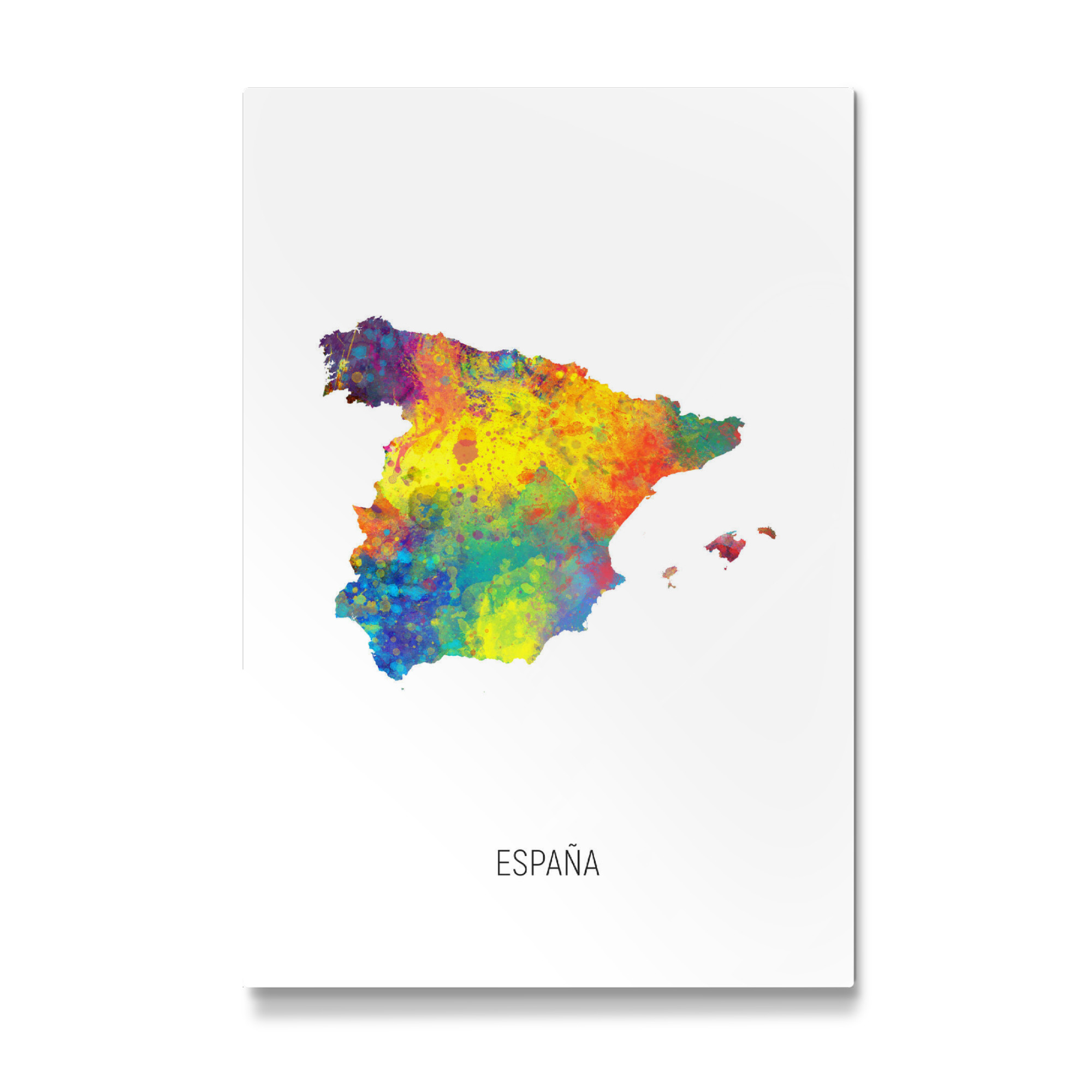 Galerie-Print "España Watercolor Map" 30x20 cm artboxONE