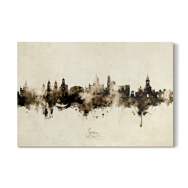 Galerie-Print "Jerez Spain Skyline Sepia" 30x20 cm artboxONE