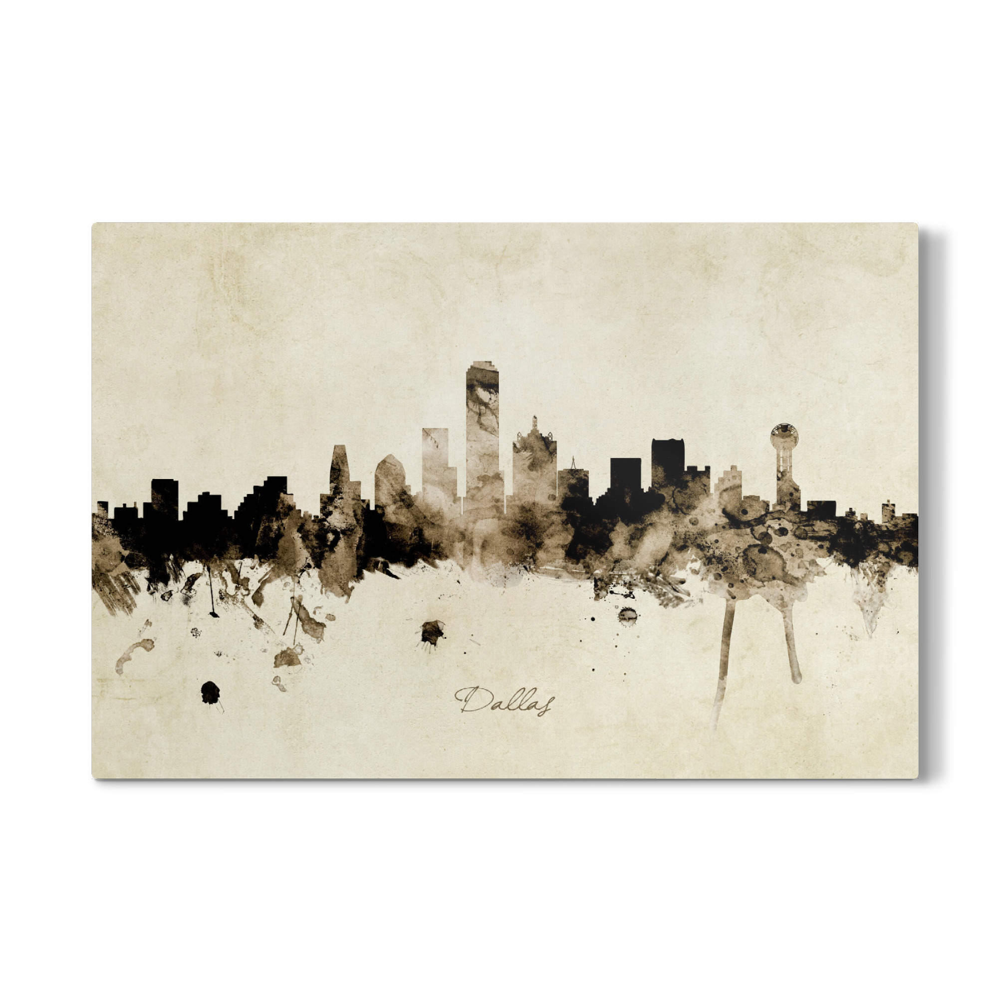 Galerie-Print "Dallas Texas Skyline Sepia" 30x20 cm artboxONE