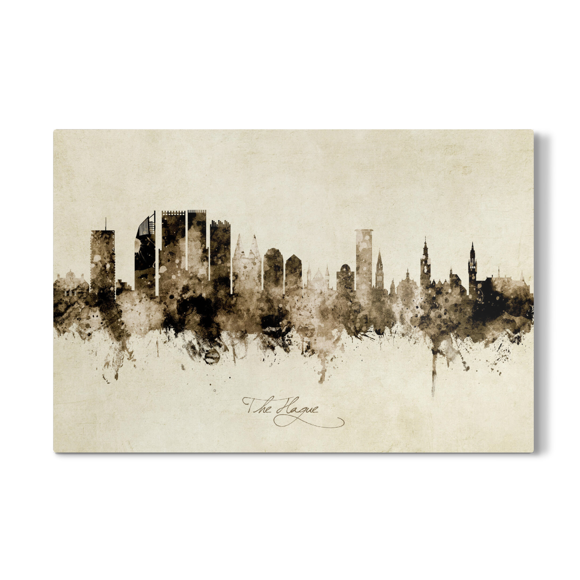 Galerie-Print "The Hague Skyline Sepia" 30x20 cm artboxONE