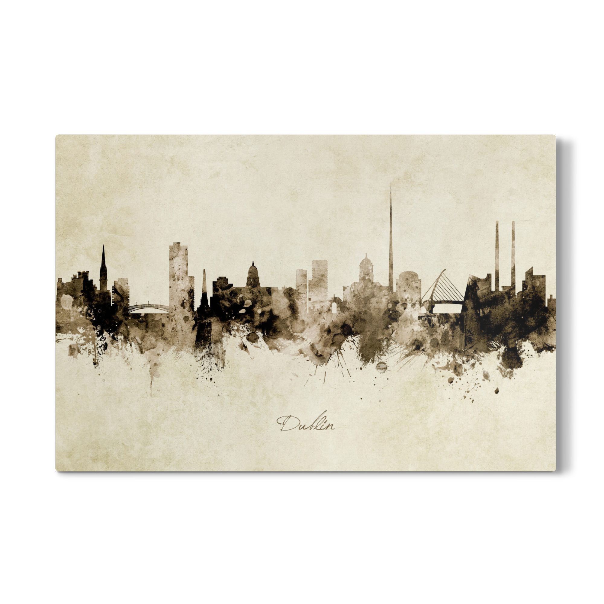 Galerie-Print "Dublin Ireland Skyline Sepia" 30x20 cm artboxONE