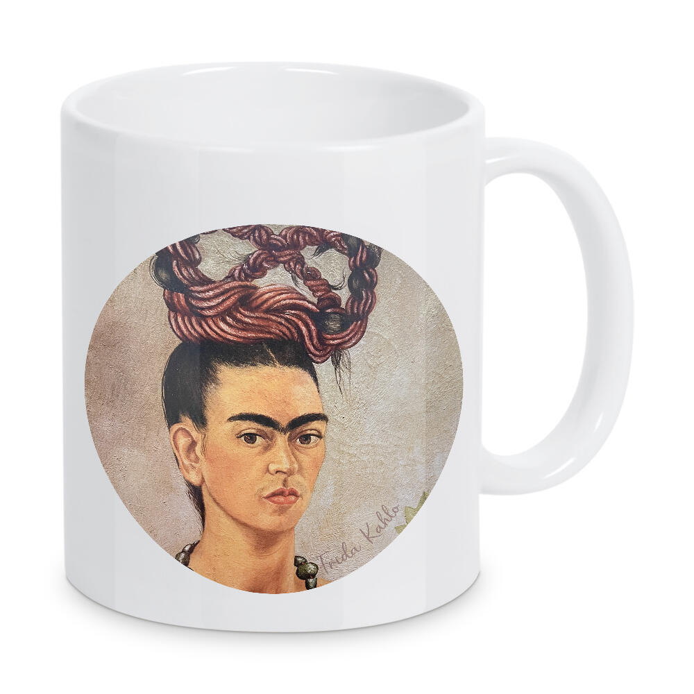 Tasse "Frida's Zöpfe" artboxONE - Floral,Abstrakt,Menschen