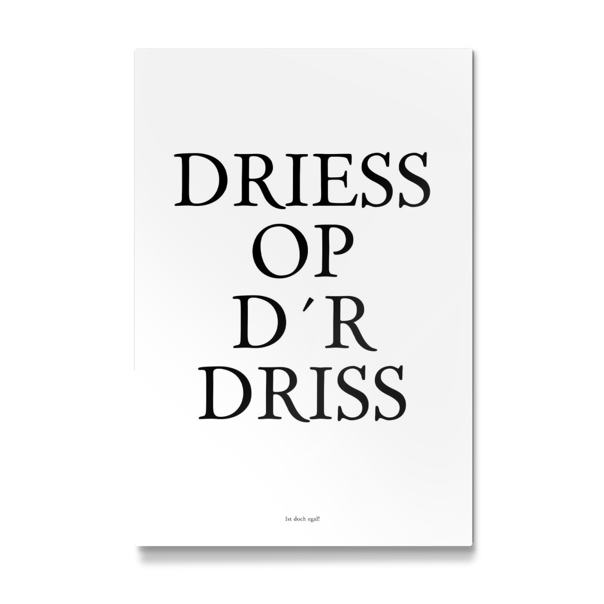 Galerie-Print "Driess op dr Driss - Köln" 30x20 cm artboxONE