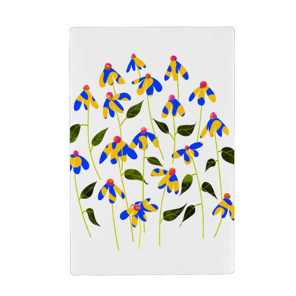 Metall Poster "Touched By Love" artboxONE - Floral