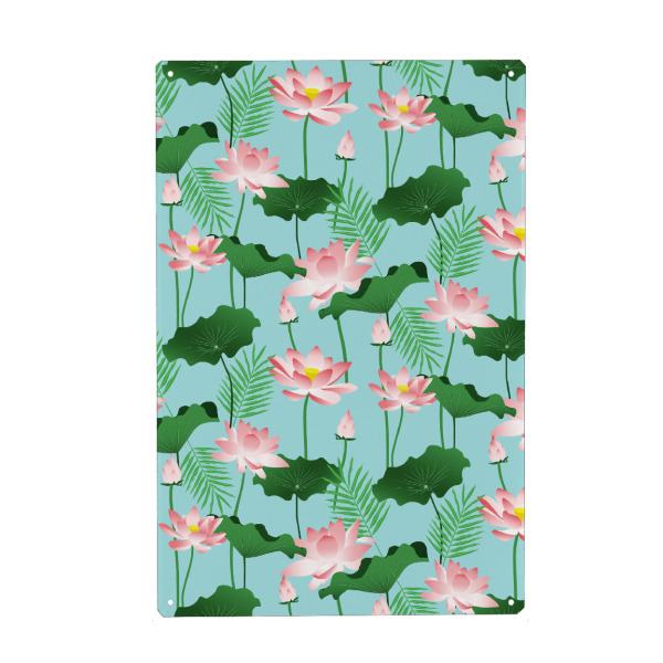Holzbild "Lotus Love-II" artboxONE - Floral