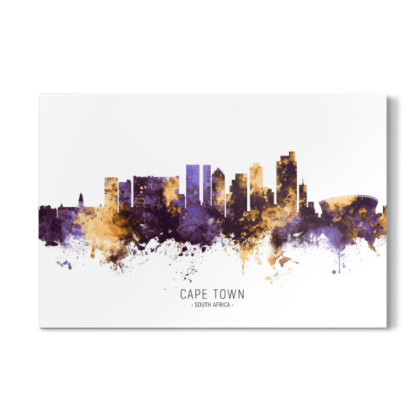 Galerie-Print "Cape Town Skyline PurpleGold" 30x20 cm artboxONE