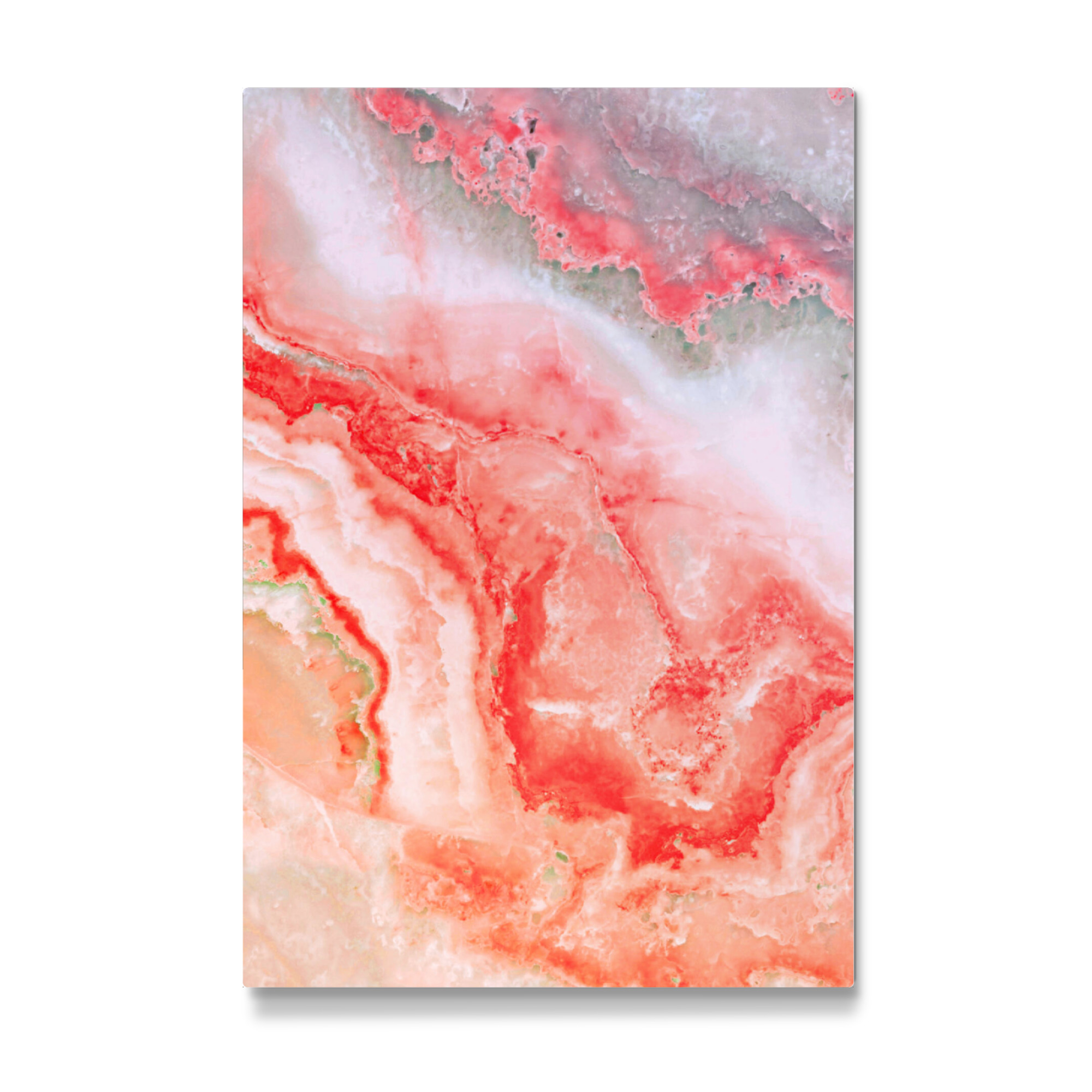 Galerie-Print "Orange White Agate" 75x50 cm artboxONE