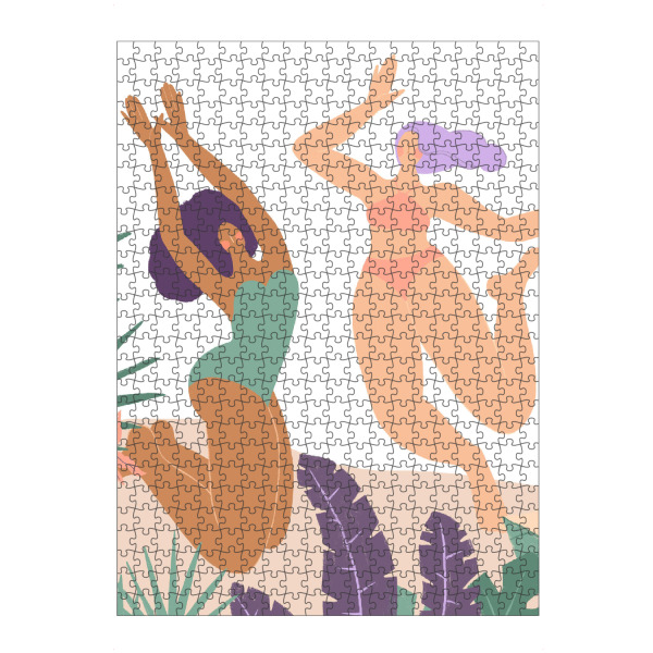 artboxONE Puzzle "Girls at Summer Beach" artboxONE - Abstrakt,Fashion - Girls,Summer,Beach - Bild girls