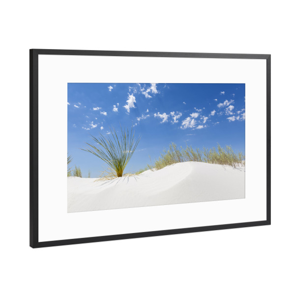Poster mit Rahmen Schwarz (Metallic) "Wüstenimpression" artboxONE - Natur