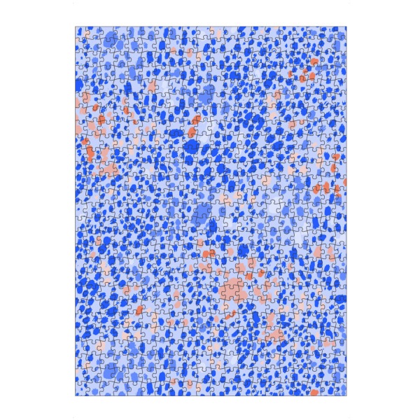 artboxONE Puzzle "Violet Leopard" artboxONE - Abstrakt - Graphic design,Pattern,Seamless,Dots,Sprinkles - Bild graphic design