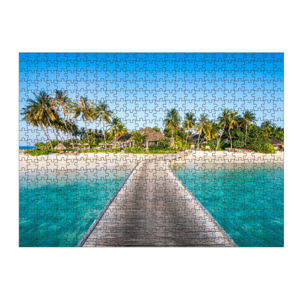 Puzzle Ravensburger "Inselparadies in den Tropen" artboxONE - Reise,Reise / Strand und Meer
