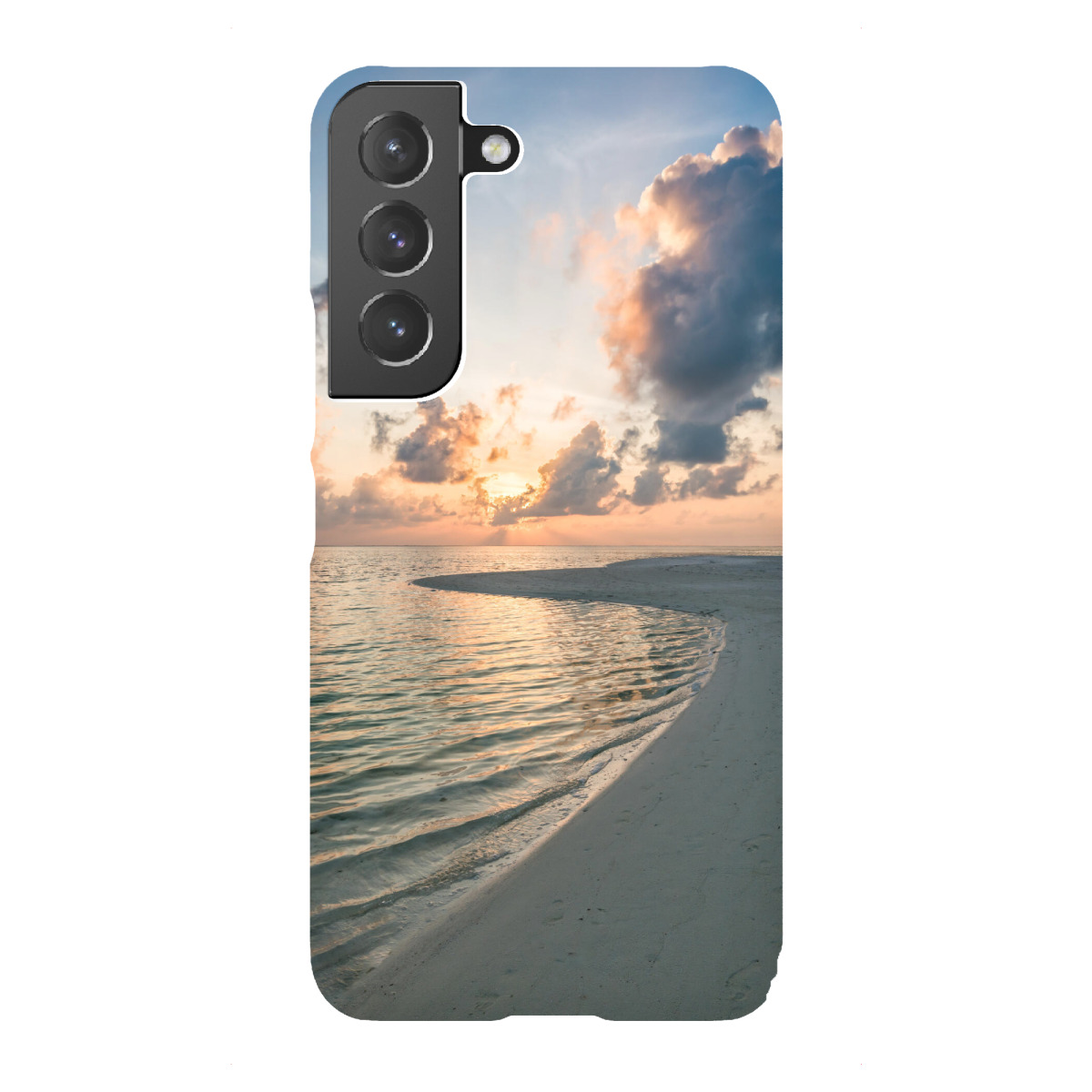 Samsung Galaxy "Sonnenuntergang auf den Malediven" Premium-Case Handyhülle artboxONE