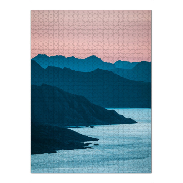 Puzzle Ravensburger "Norwegen Landschaft" artboxONE - Natur,Reise - Norwegen,Küste,Meer,Wasser,Landschaft,Lofoten - Bild norwegen