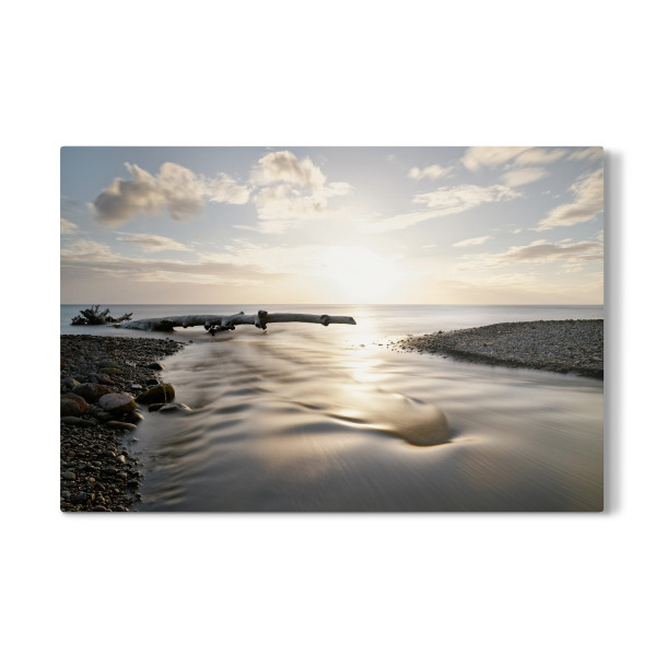 Galerie-Print "Flußmündung am Meer" 30x20 cm artboxONE