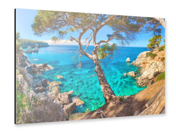 Alu-Dibond "Mallorca Cala Deia" 30x20 cm artboxONE