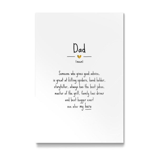 Galerie-Print "Dad | Definition" 30x20 cm artboxONE