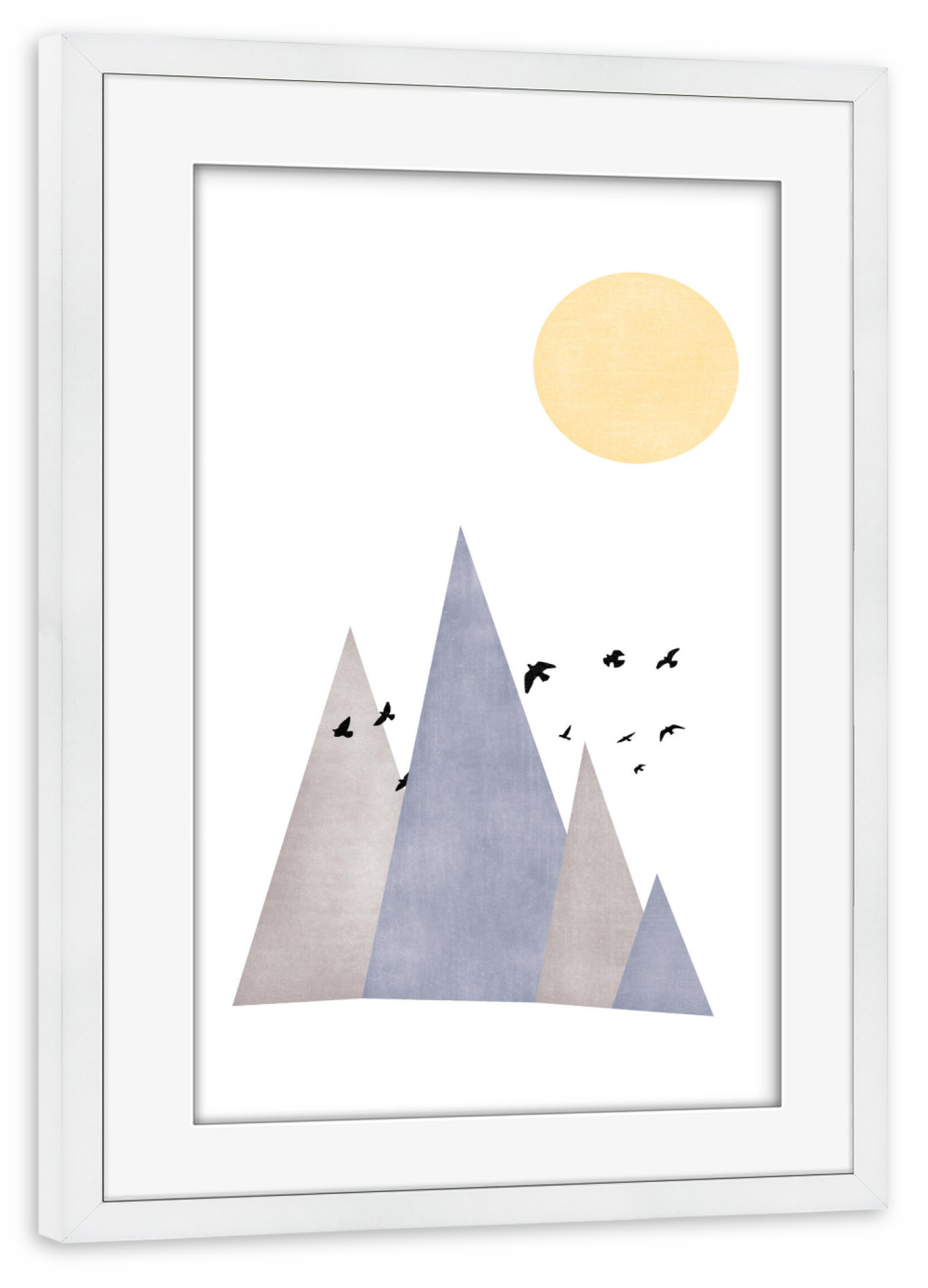 Poster mit Rahmen weiß "Levant" artboxONE - Natur,Abstrakt