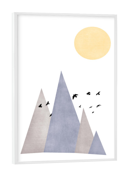 Poster mit weißem Rahmen "Levant" artboxONE - Natur,Abstrakt