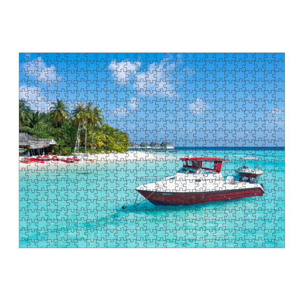 artboxONE Puzzle "Traumurlaub auf den Malediven" artboxONE - Reise / Strand und Meer,Reise / Afrika,Buchstaben / M
