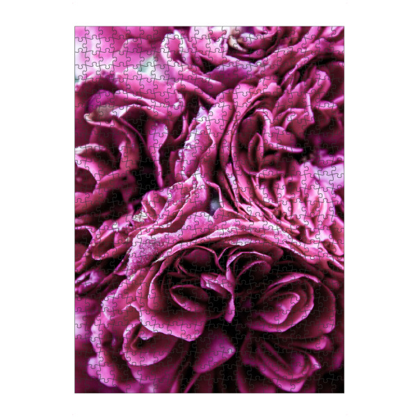 artboxONE Puzzle "Deep Pink Floral Flowers" artboxONE - Natur,Floral,Liebe