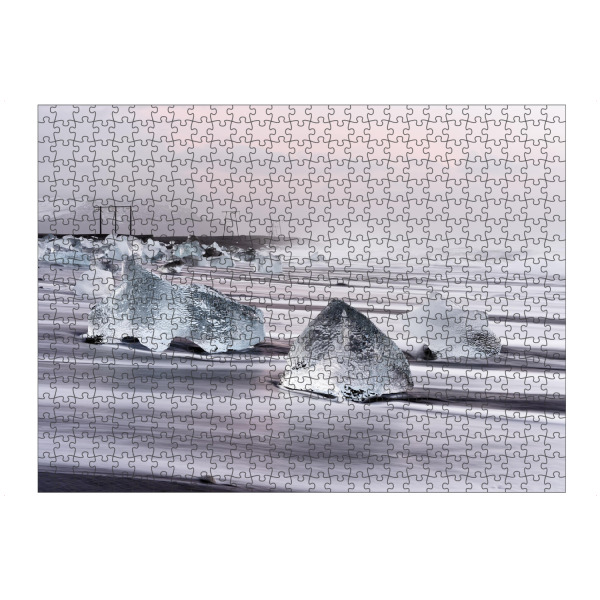 artboxONE Puzzle "Morgenlicht am Eisstrand in Island" artboxONE - Natur,Reise,Reise / Strand und Meer,Reise / Länder