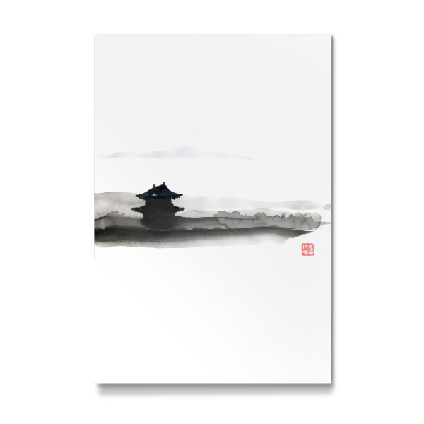 Galerie-Print "Temple in the myst" 30x20 cm artboxONE