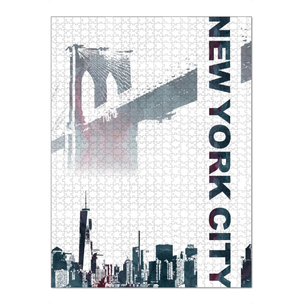 Puzzle Ravensburger "New York City & Brooklyn Bridge" artboxONE - Städte / New York - Amerika,Usa,Ostküste,East river,Manhattan,New york,City