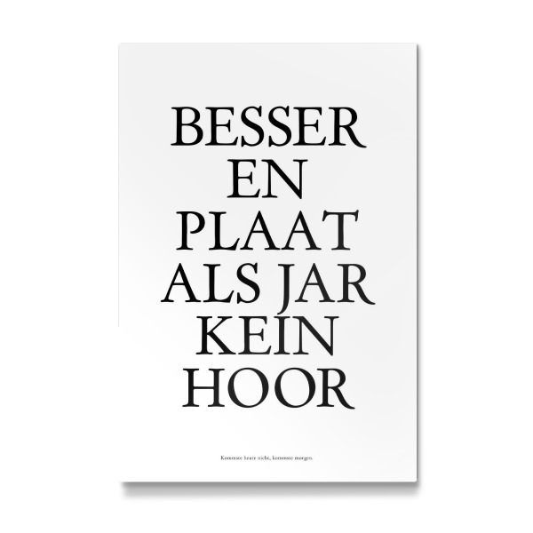 Galerie-Print "Besser en Plaat... - Köln" 30x20 cm artboxONE