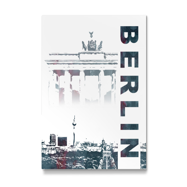 Galerie-Print "Berlin Skyline & Brandenburger Tor" 30x20 cm artboxONE